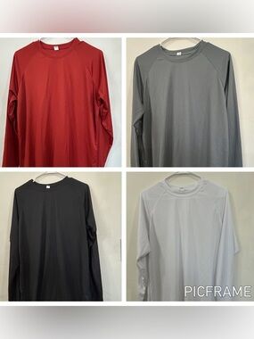 Men's bundle 4 pcs NWOT Long-Sleeve Crew Neck size M